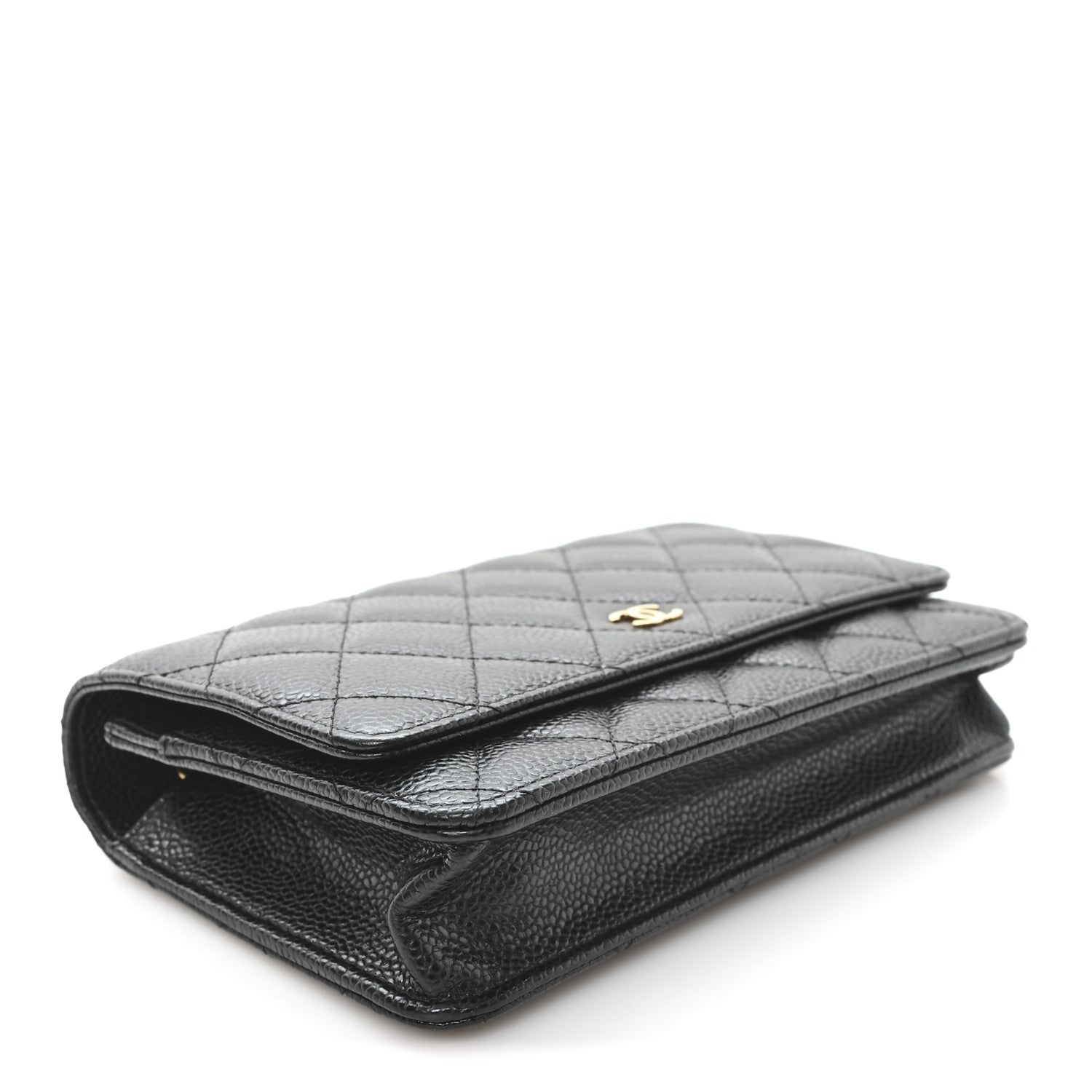 Chanel Caviar Quilted Wallet On Chain WOC Black 4 of 11