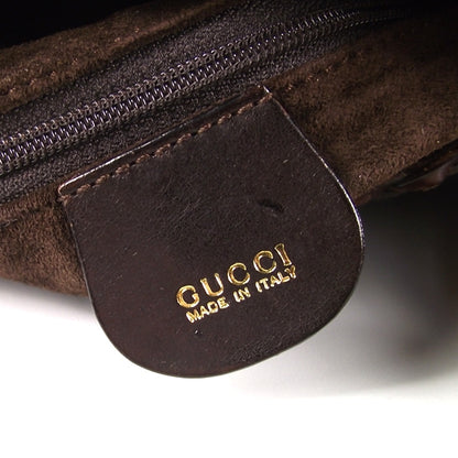 Gucci Woven Bamboo Top Handle Tote 6 of 9