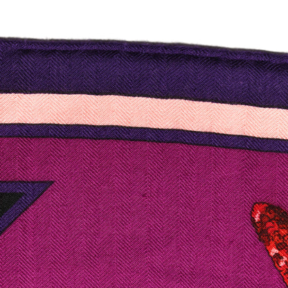Hermes Cashmere Silk Kachinas Shawl 140 4 of 6