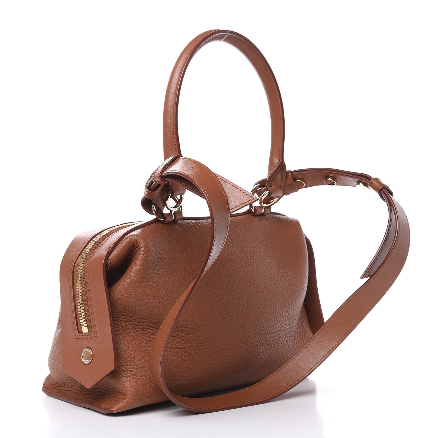 Calfskin Small Sway Cognac