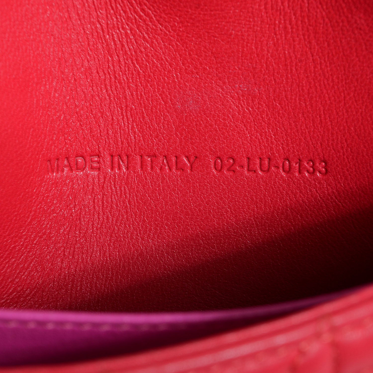 Christian Dior Lambskin Cannage Miss Dior Promenade Pouch Fuchsia 7 of 8