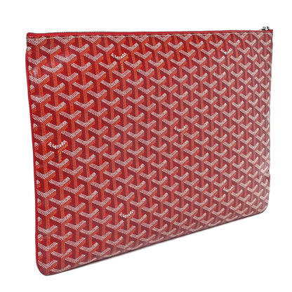 Goyard Goyardine Senat Pochette GM Red 3 of 6