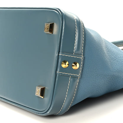 Louis Vuitton Suhali Lockit PM Blue 8 of 9