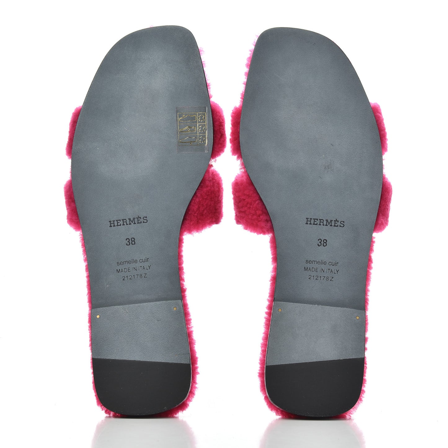 Woolskin Oran Sandals 38 Rose Fuchsia