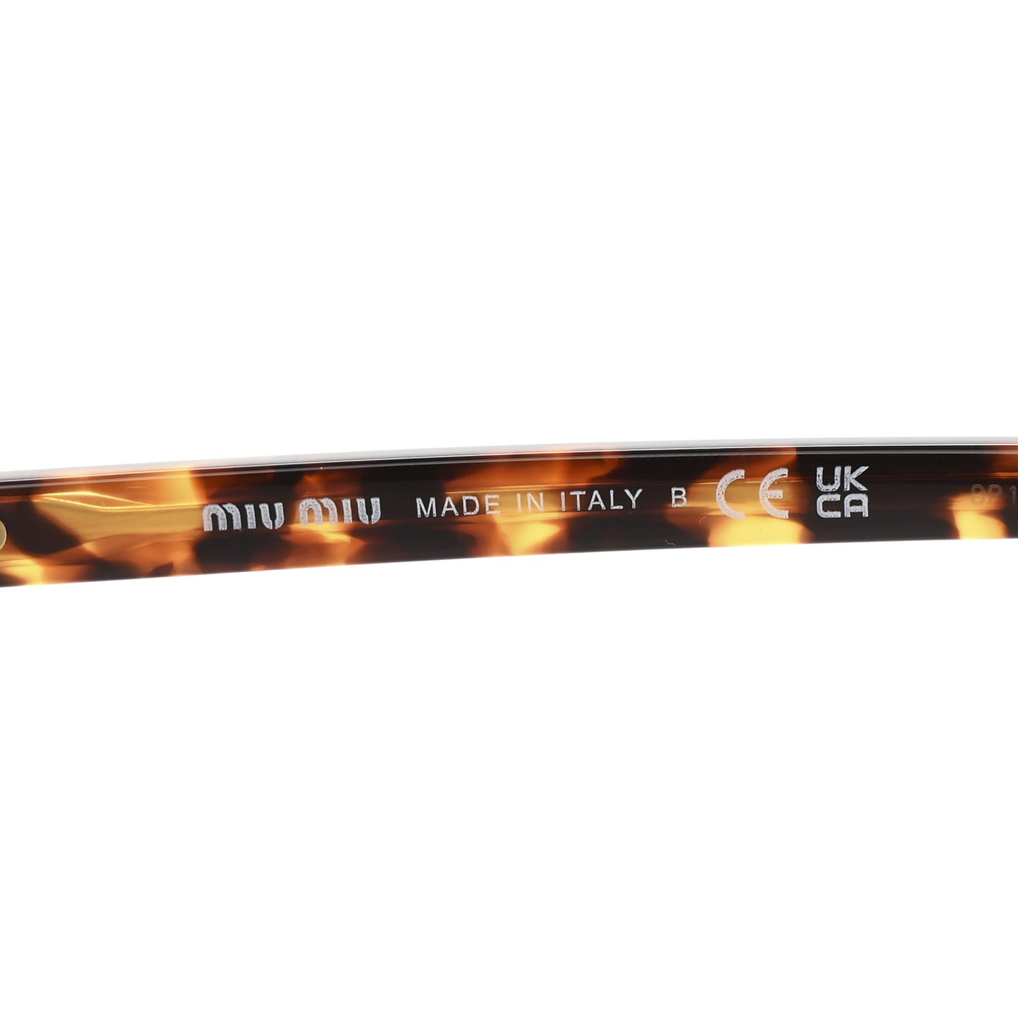 Acetate Rectangle Regard Sunglasses SMU11Z Camel Beige