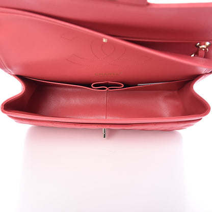 Chanel Caviar Quilted Jumbo Double Flap Dark Pink 7 of 10