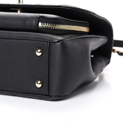 Chanel Caviar Quilted Medium Business Affinity Flap Black 9 of 10