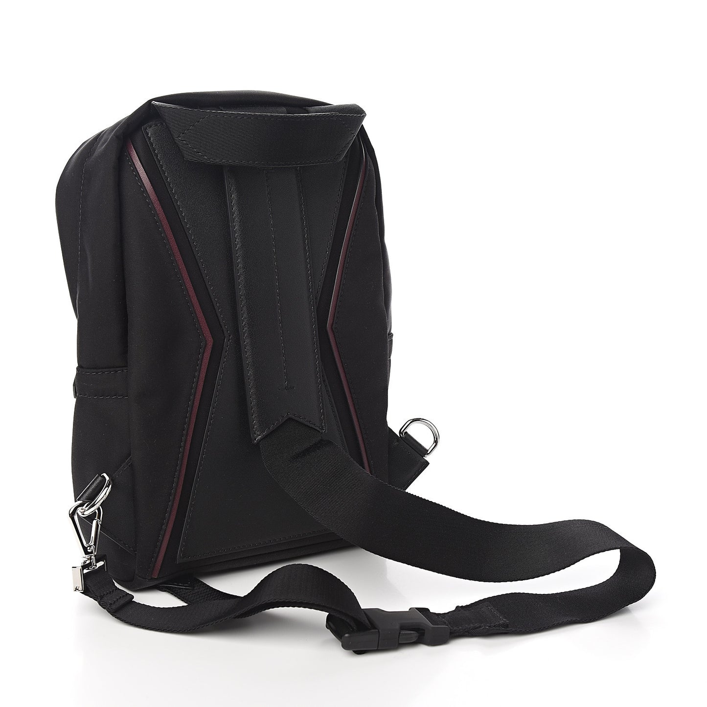 Nylon Small Downtown Sling Bag Black