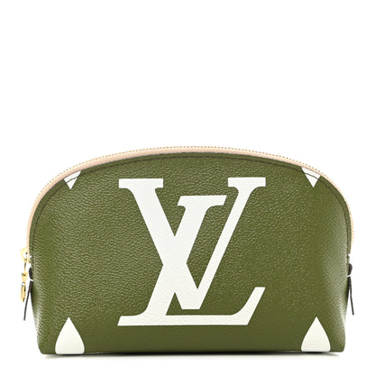 Louis Vuitton Monogram Giant Cosmetic Pouch Kaki 1 of 6