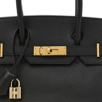 Hermes Epsom Birkin 30 Black 8 of 14