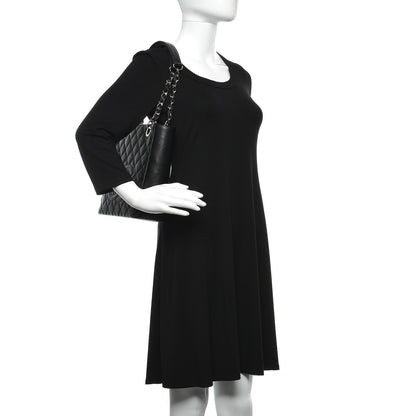 Chanel Caviar Quilted Petit Shopping Tote PST Black 2 of 9