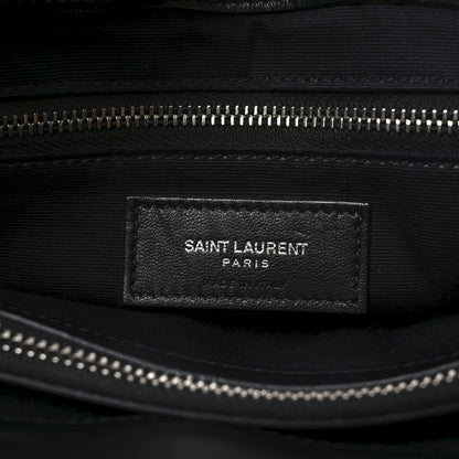 Saint Laurent Calfskin Y Quilted Monogram Large Loulou Chain Satchel Black 6 of 10