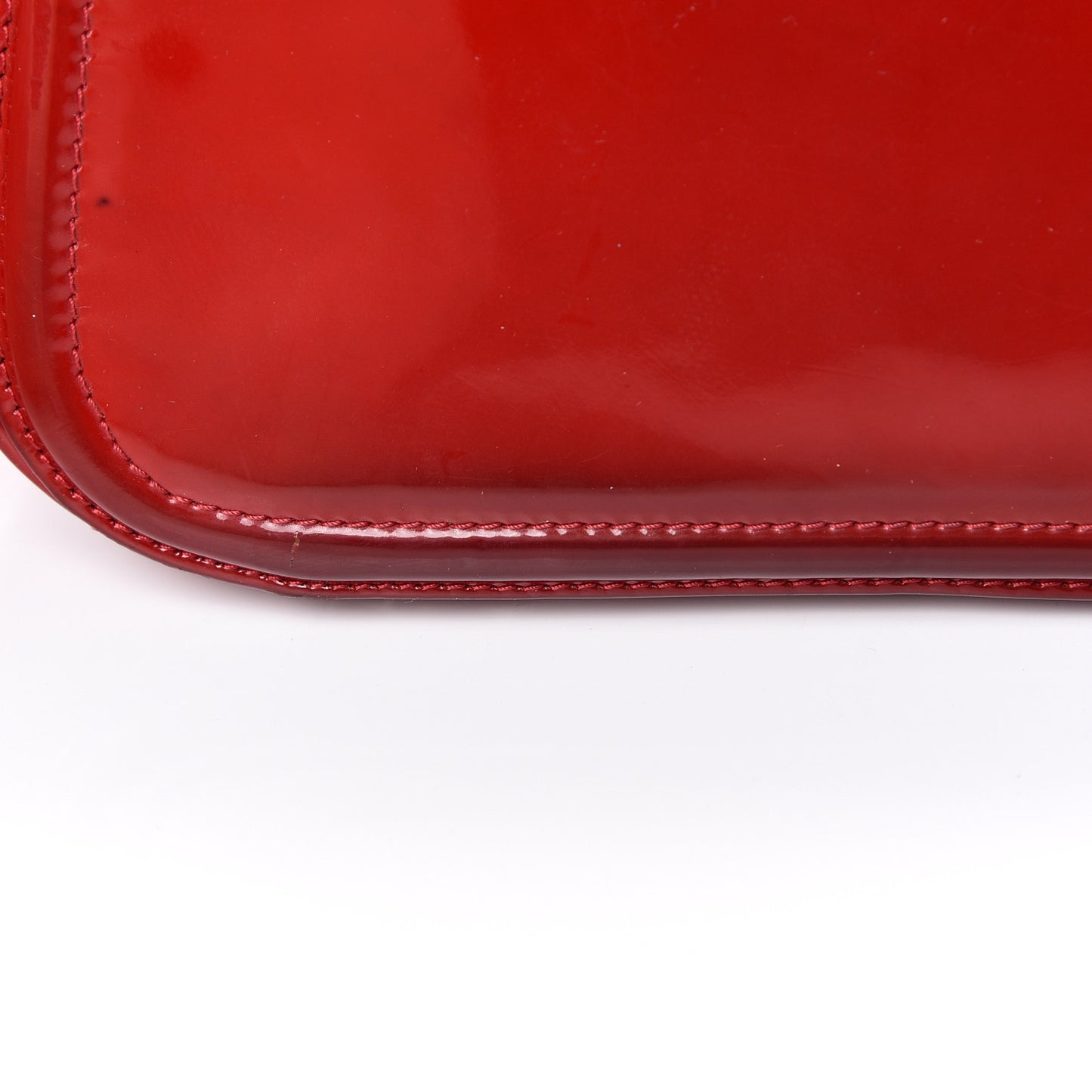 Vinyl CC Lipstick Accordion Flap Red