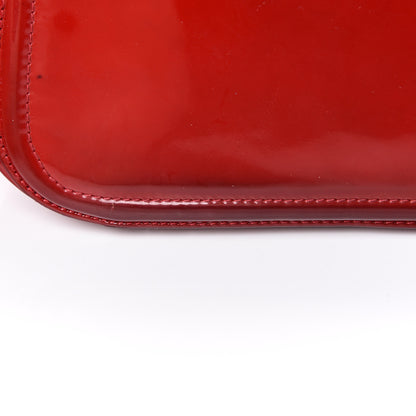 Chanel Vinyl CC Lipstick Accordion Flap Red 17 of 18