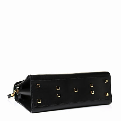 Valentino Garavani Calfskin Medium My Rockstud Frame Bag Black 3 of 7