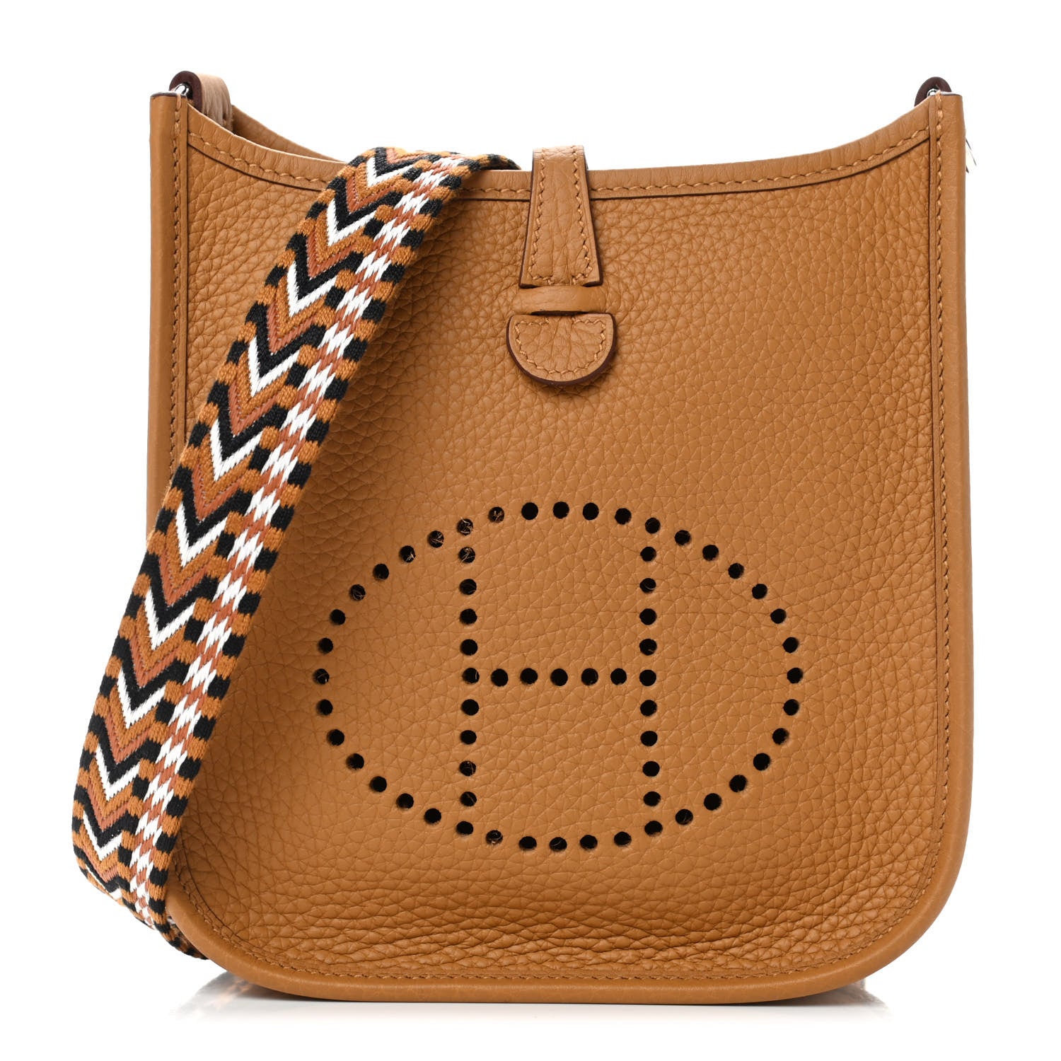 Hermes Taurillon Clemence Allegro Evelyne TPM Sesame 1 of 4