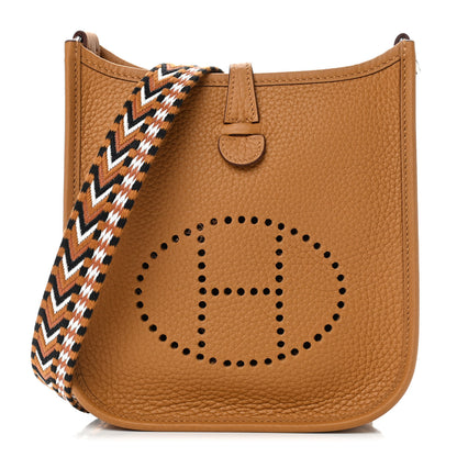Hermes Taurillon Clemence Allegro Evelyne TPM Sesame 1 of 4