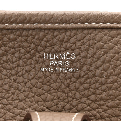 Hermes Taurillon Clemence Evelyne III PM Etoupe 6 of 11