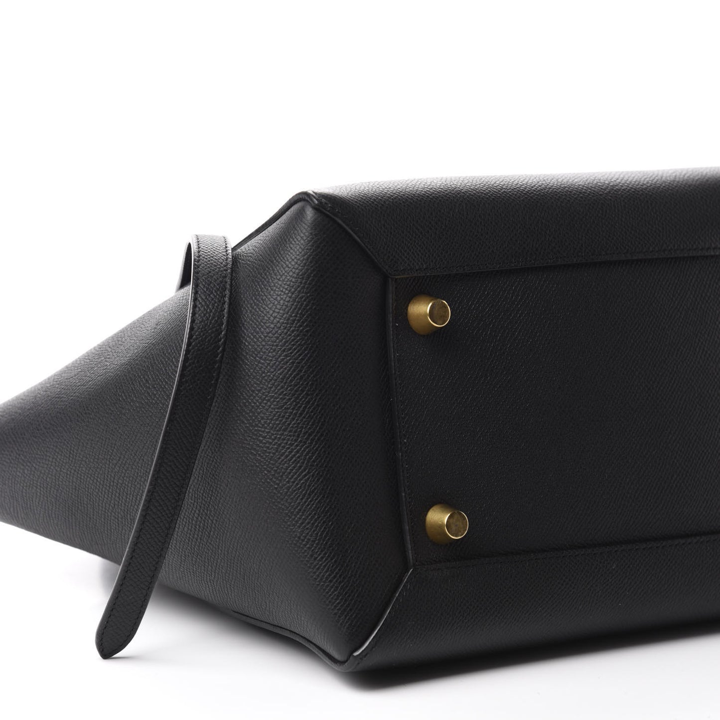 Grained Calfskin Mini Belt Bag Black