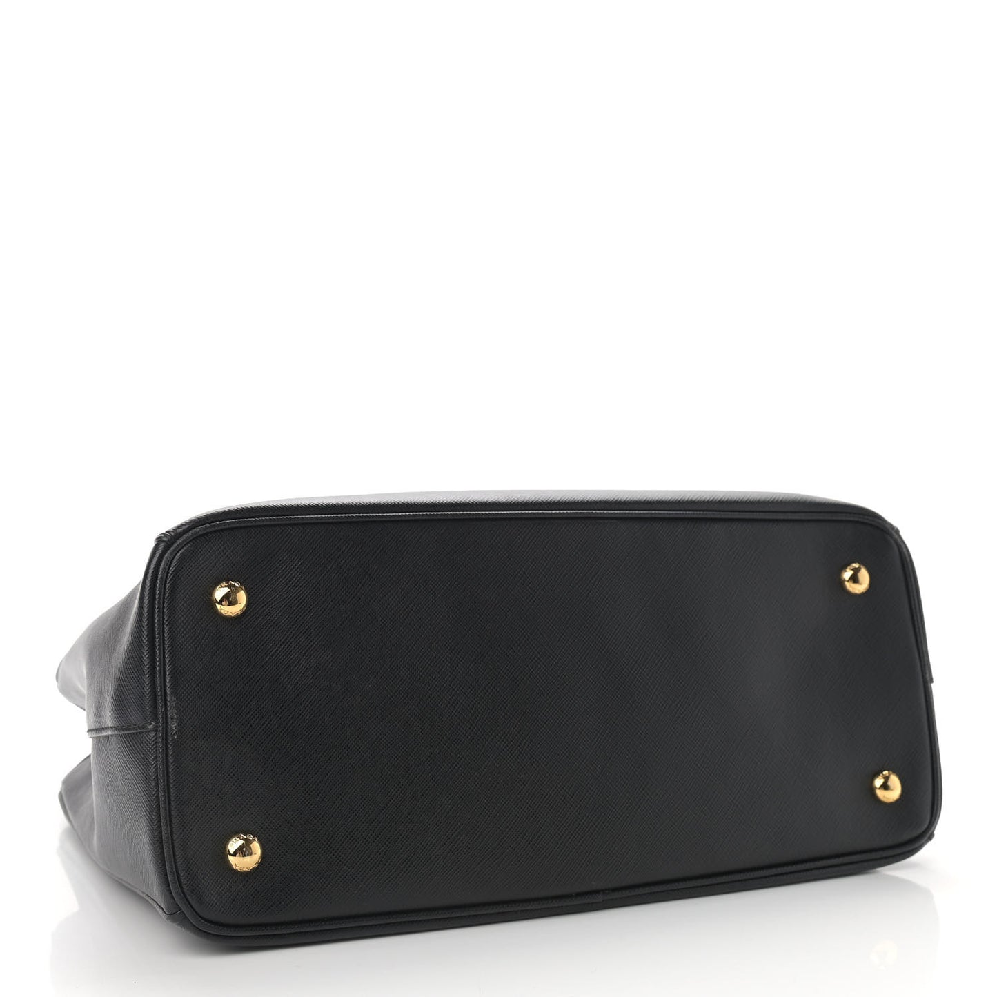 Saffiano Lux Medium Tote Black