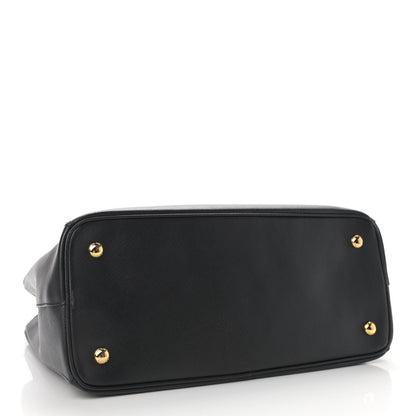 Prada Saffiano Lux Medium Tote Black 4 of 11