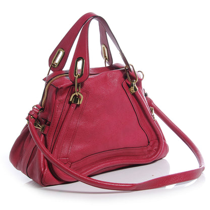 Chloe Calfskin Medium Paraty Cyclamen 3 of 8