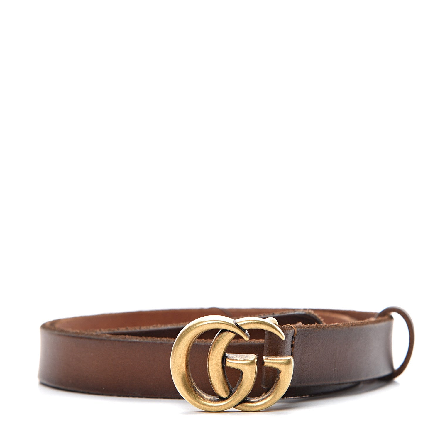 Gucci Cuoio Toscano Double G 20mm Belt 65 26 Cuir 1 of 7