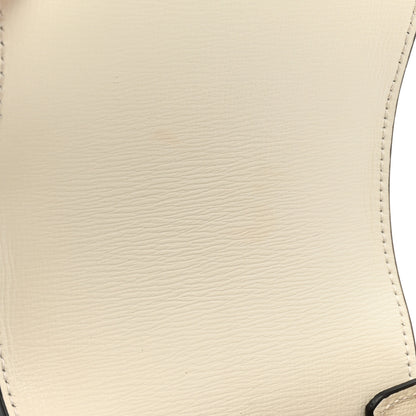 Gucci GG Supreme Monogram Azalea Calfskin Mini Horsebit 1955 Crossbody Bag Beige Ebony Mystic White 10 of 10