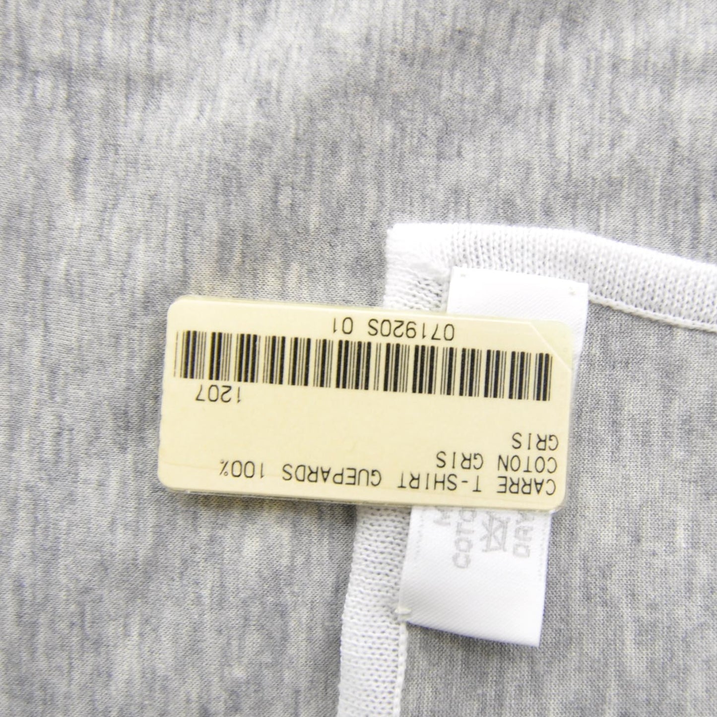 Cotton Guepards T-Shirt Scarf Gris