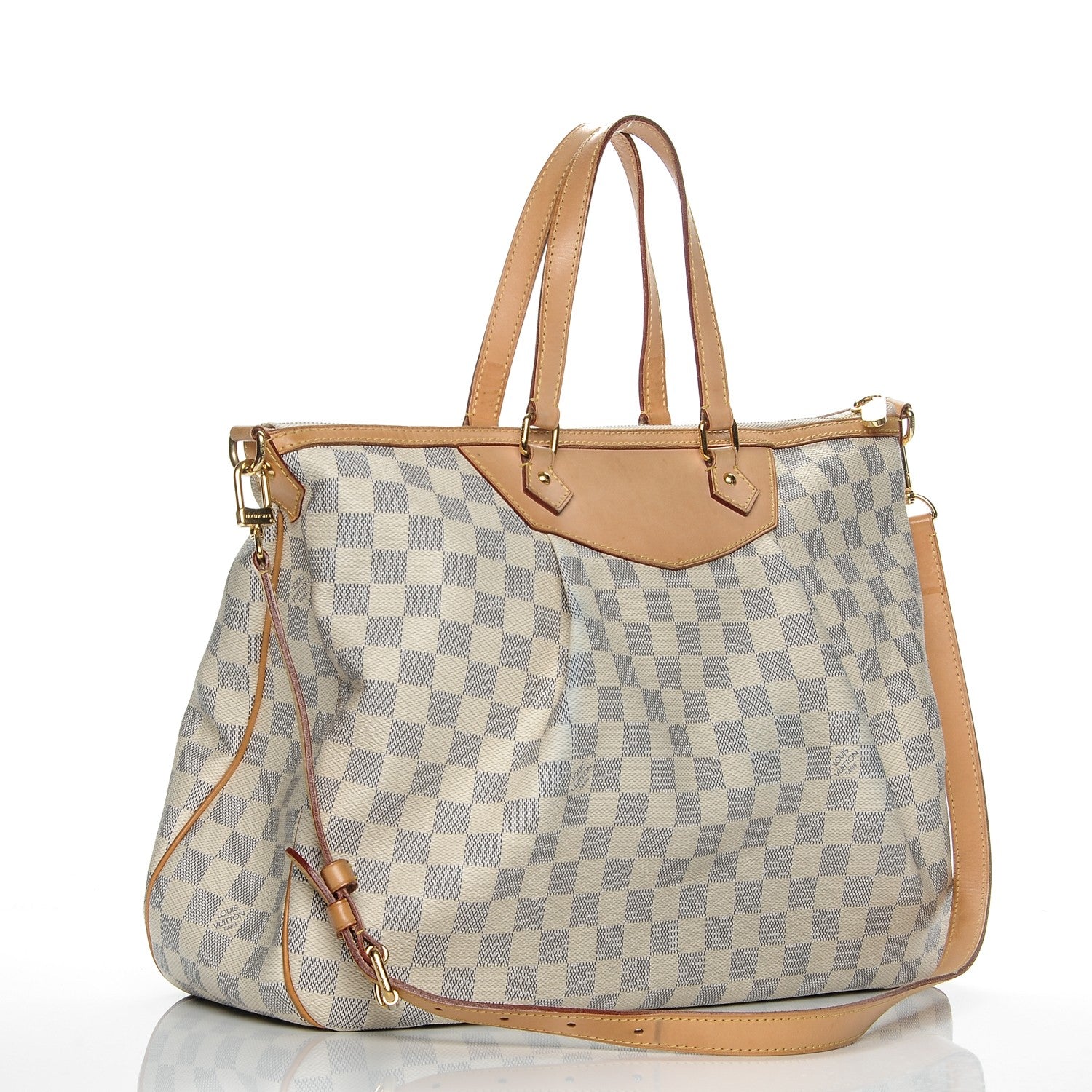 Louis Vuitton Damier Azur Siracusa GM 3 of 7