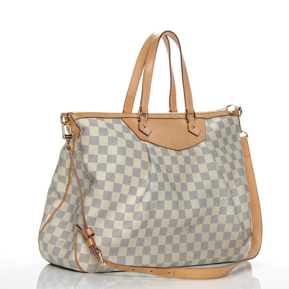Louis Vuitton Damier Azur Siracusa GM 3 of 7
