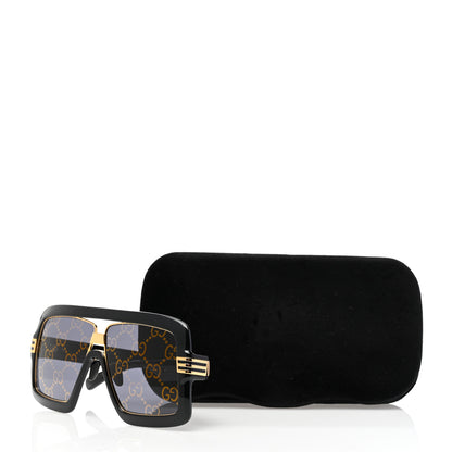 Gucci Acetate Shield GG0900S Sunglasses Black 9 of 9