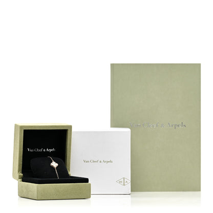 Van Cleef & Arpels 18K Yellow Gold Mother of Pearl Sweet Alhambra Bracelet 4 of 4