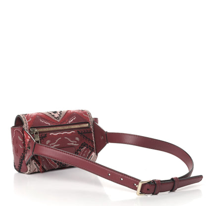 Valentino Garavani Calfskin Demilune Belt Bag Red 2 of 4