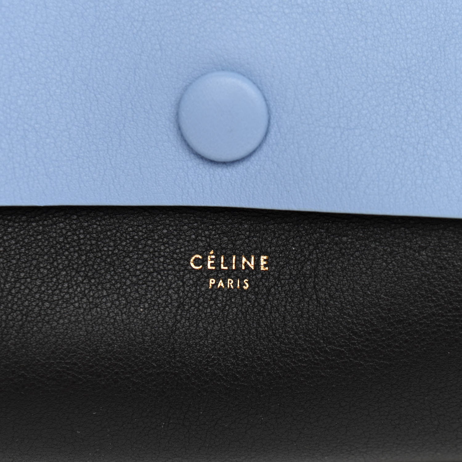 Celine Calfskin Suede All Soft Shoulder Bag Blue Lavender 7 of 12