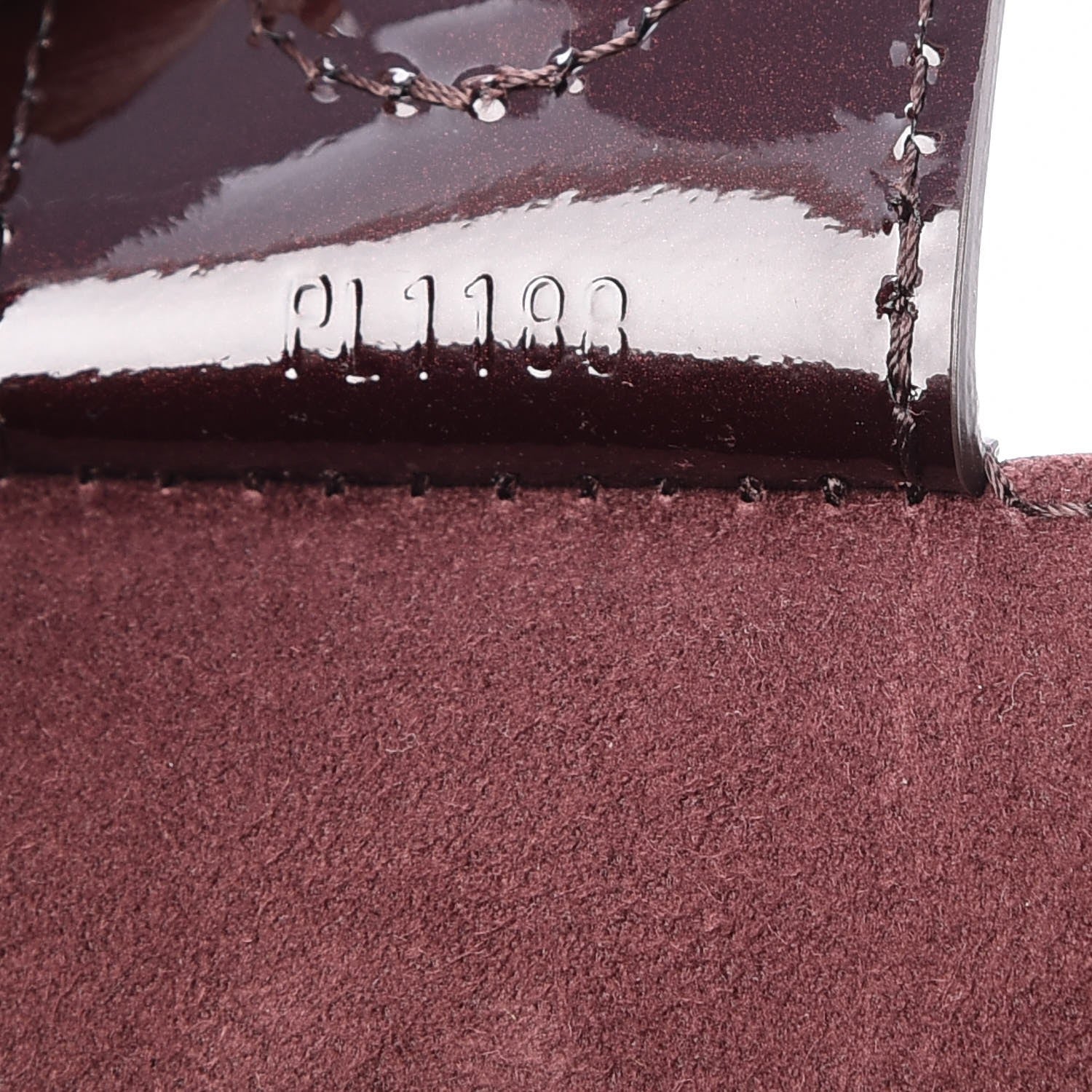 Louis Vuitton Vernis Long Beach MM Amarante 7 of 8