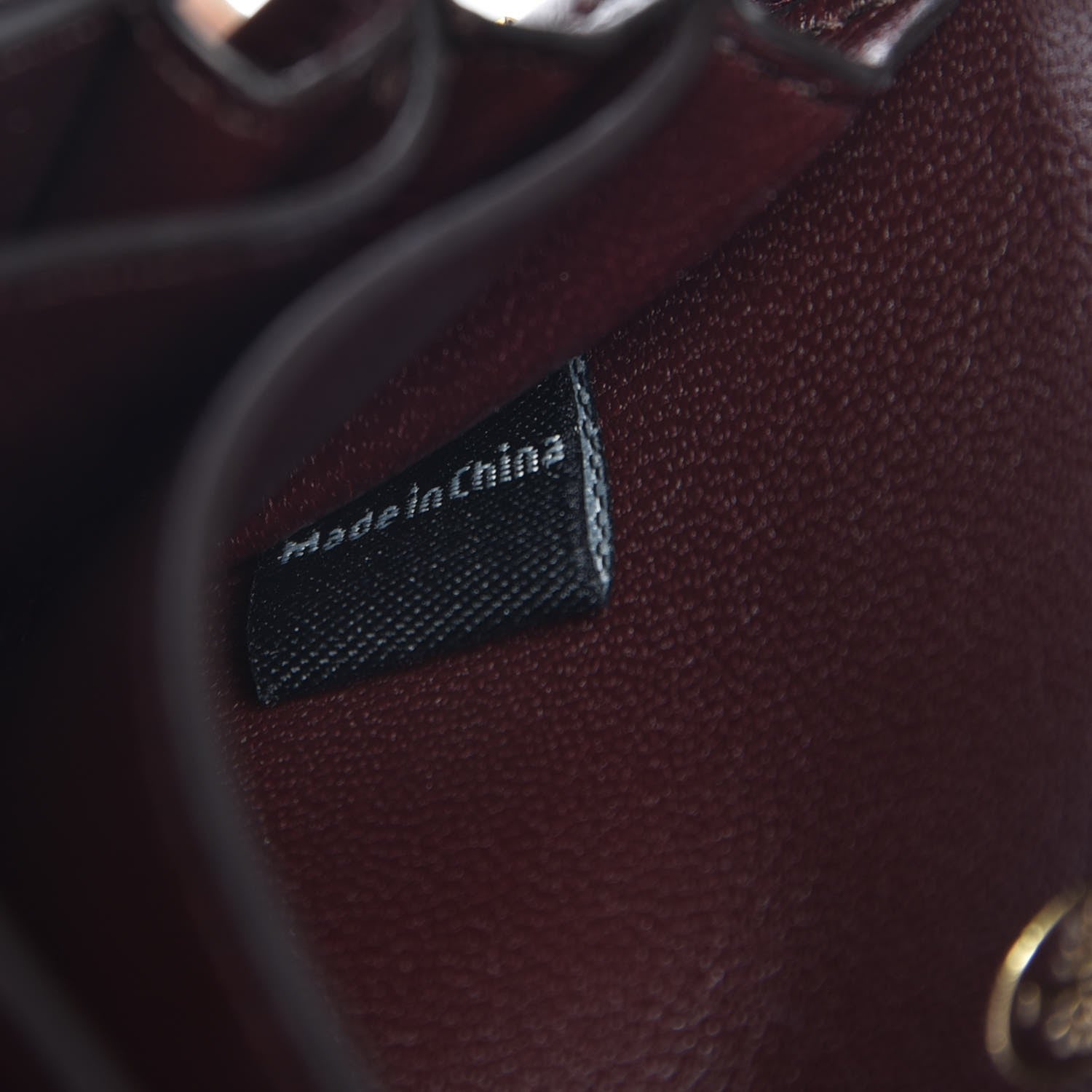 Mulberry Small Classic Grain Zip Around Purse Burgundy 7 of 8