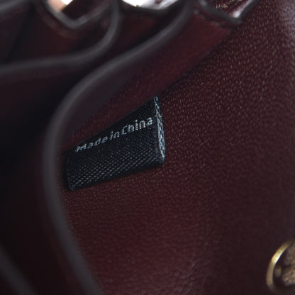 Mulberry Small Classic Grain Zip Around Purse Burgundy 7 of 8