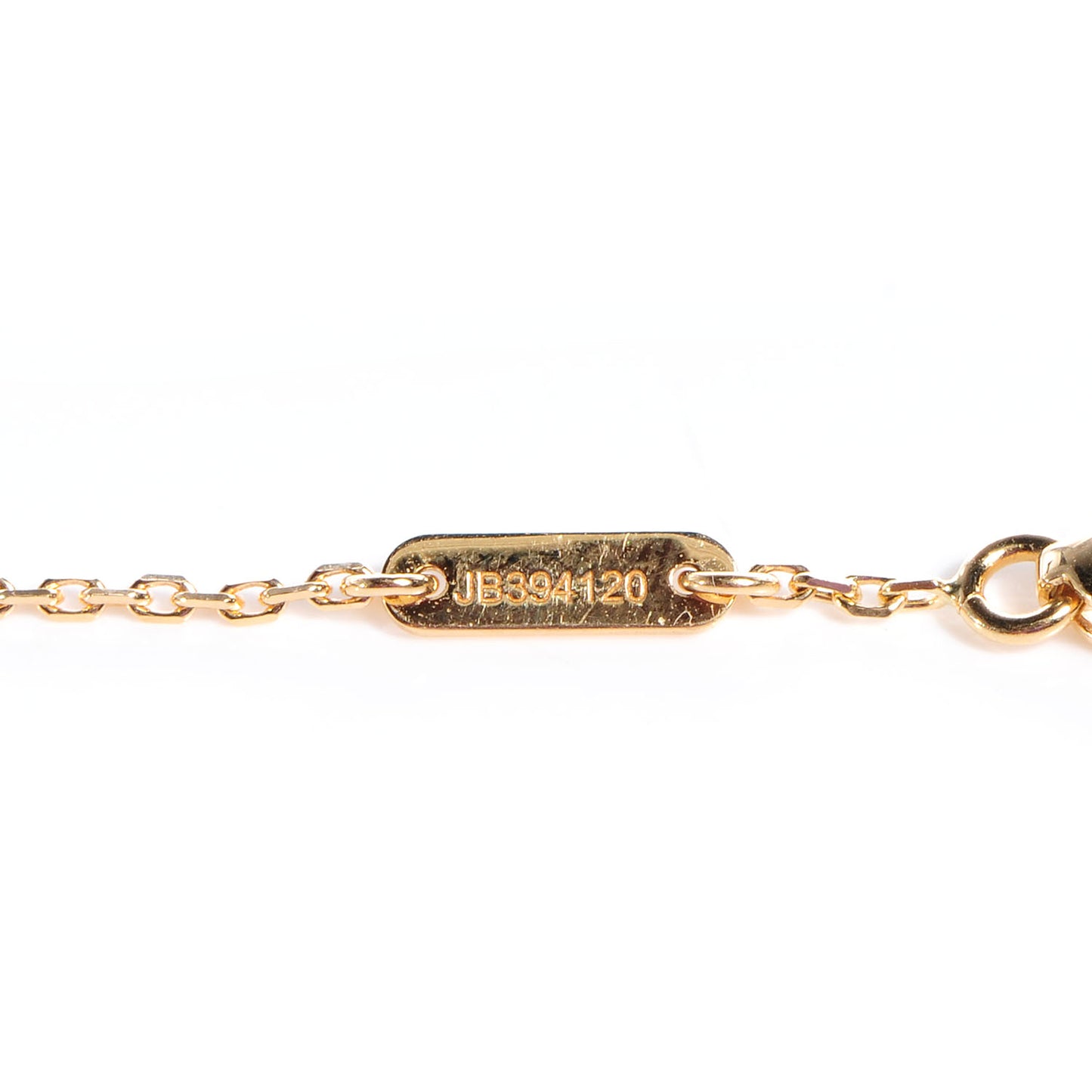 18K Yellow Gold Mother of Pearl Sweet Alhambra Butterfly Bracelet
