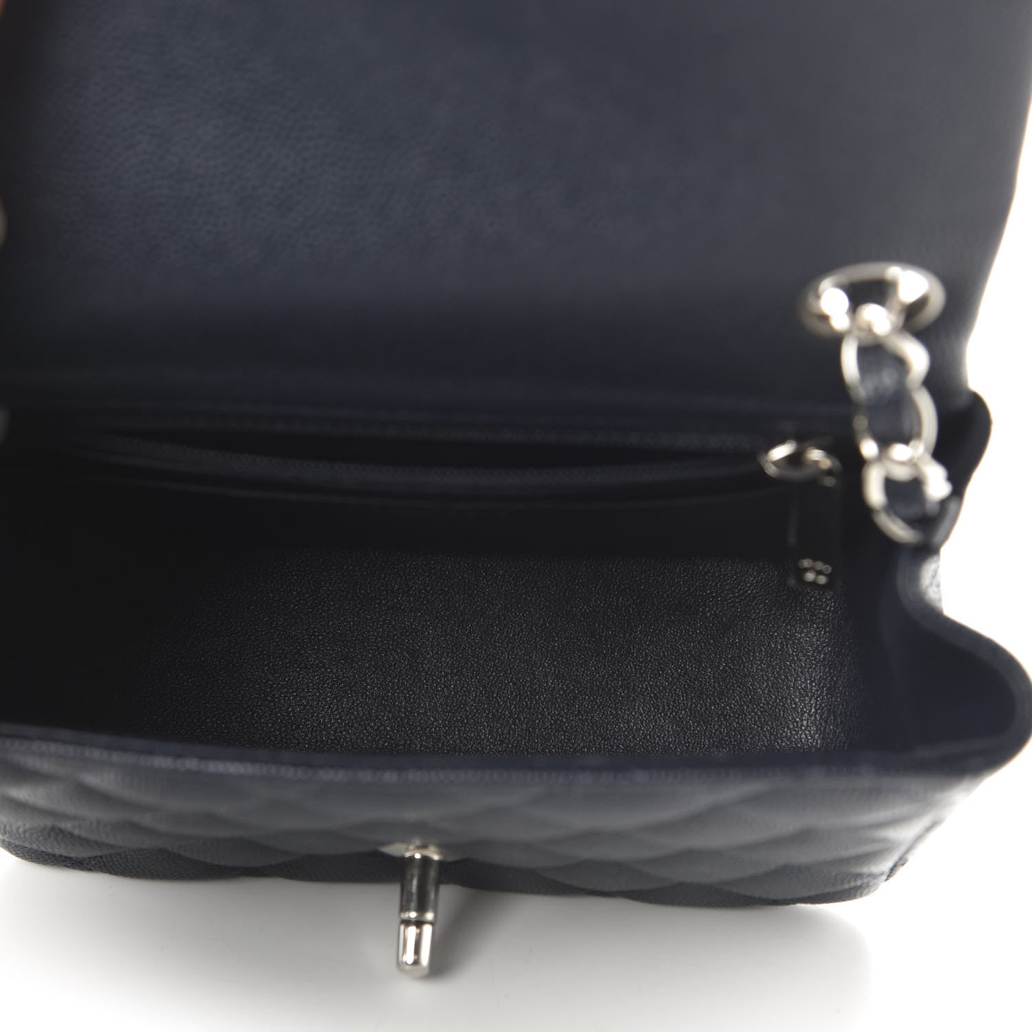 Chanel Caviar Quilted Mini Square Flap Navy 5 of 11