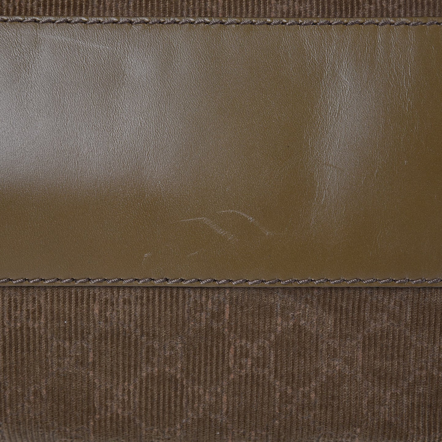 GG Corduroy Large Sukey Tote Brown