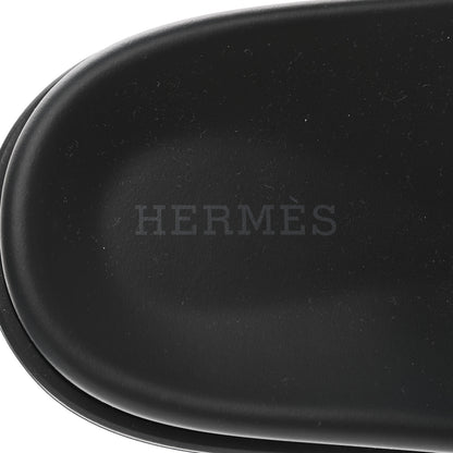 Hermes Nappa Extra Sandals 41 Black 7 of 9