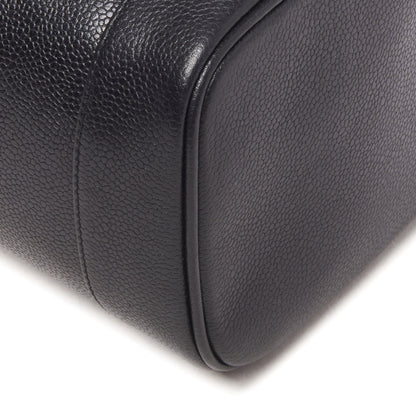 Chanel Caviar Vanity Cosmetic Case Black 5 of 9