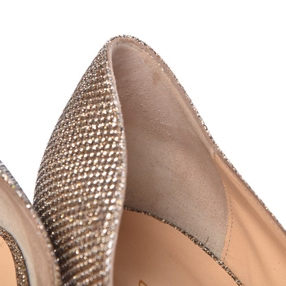 Christian Louboutin Glitter Luminor Iriza 100 Pumps 40.5 Gold 10 of 11