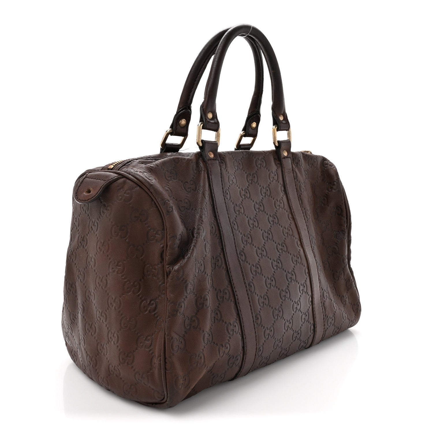 Gucci Guccissima Medium Joy Boston Brown 3 of 18