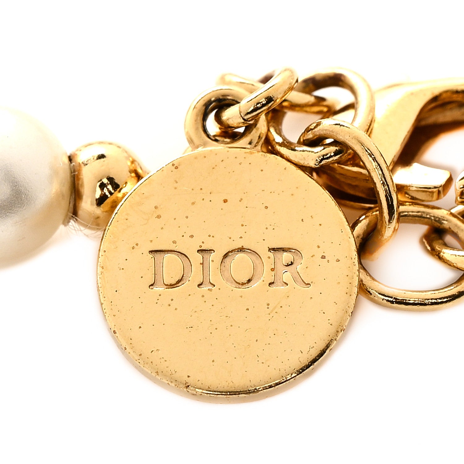 Christian Dior Pearl 30 Montaigne Bracelet Gold 4 of 6