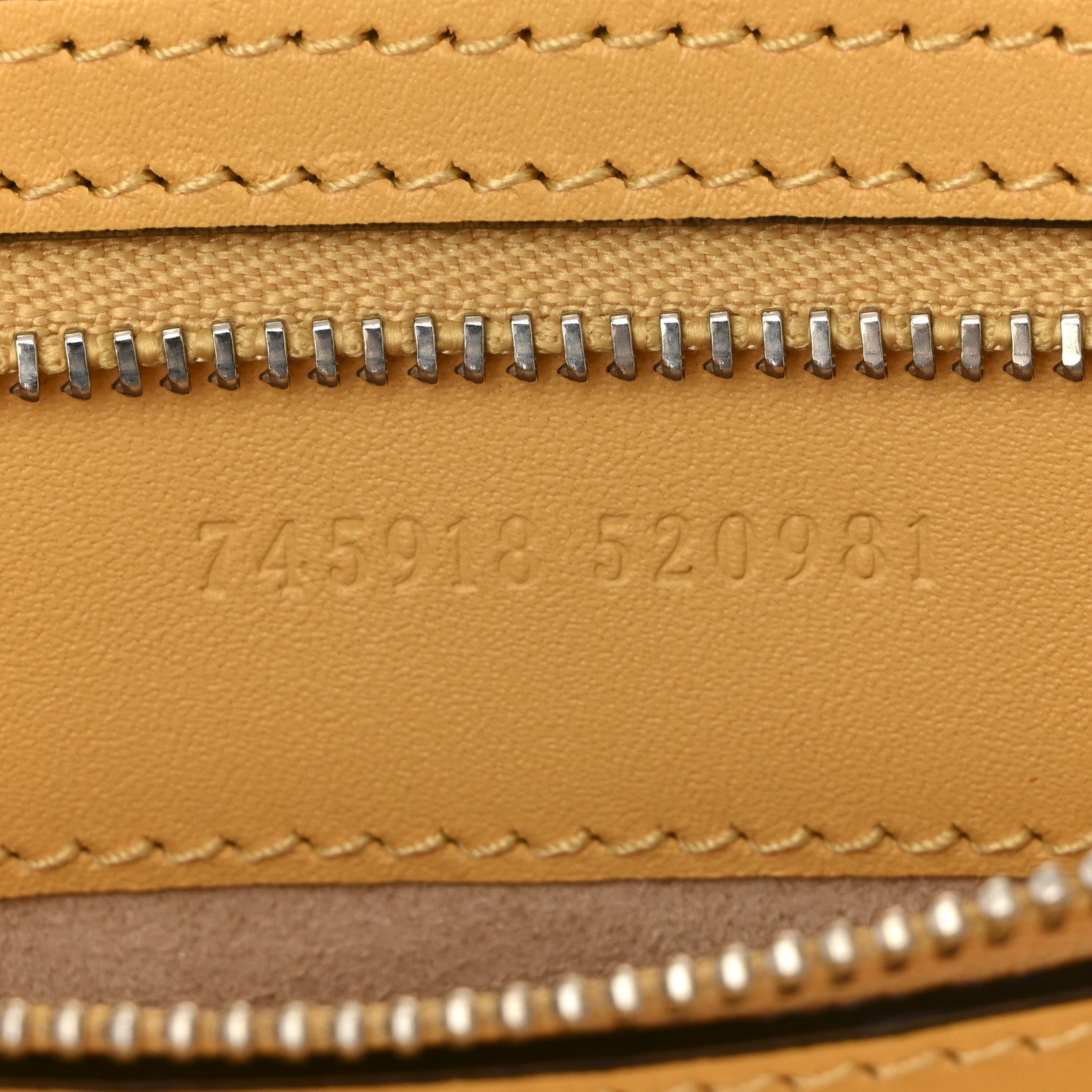 Gucci Senna Calfskin Petite GG Small Tote Bag Sunny Yellow 7 of 10