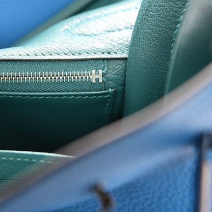 Hermes Togo Birkin 30 Bleu Zanzibar Malachite 22 of 28