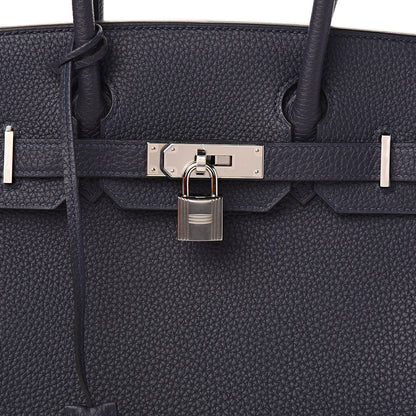 Hermes Togo Birkin 30 Bleu Nuit 9 of 10
