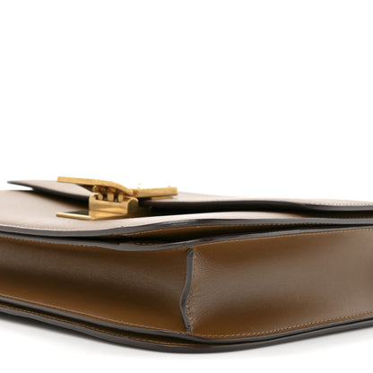 Celine Box Calfskin Medium Classic Box Flap Bag  Camel 10 of 13